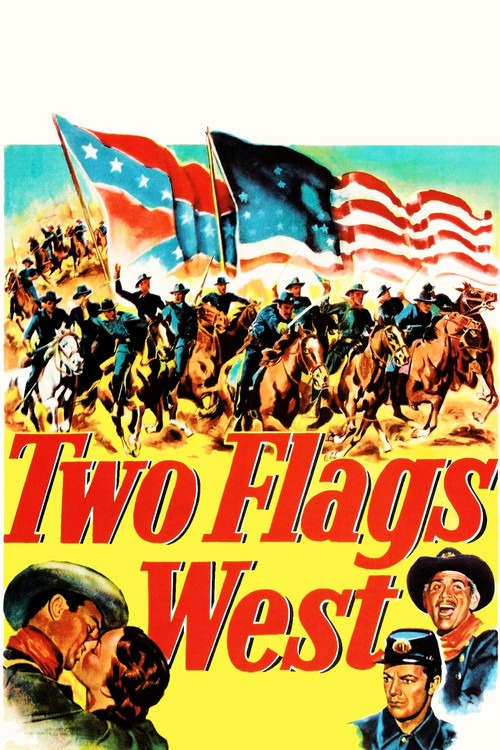 Two Flags West Poster