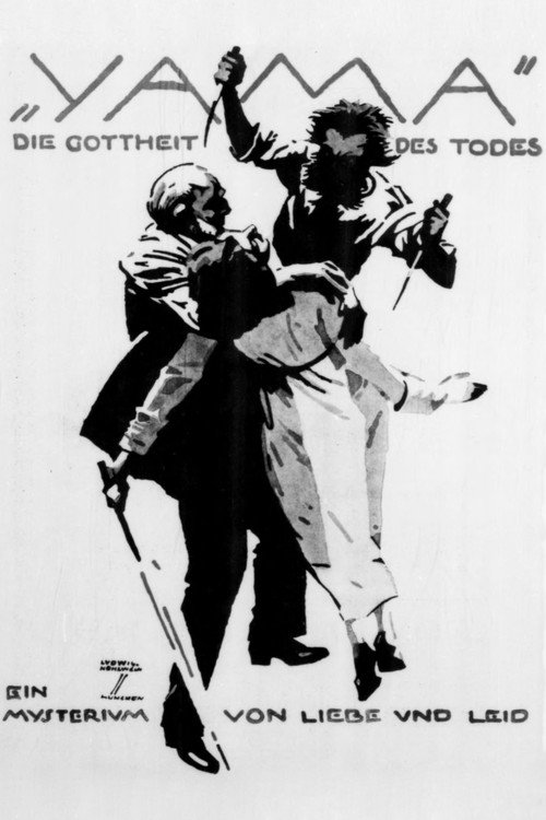 Yama, die Gottheit des Todes Poster