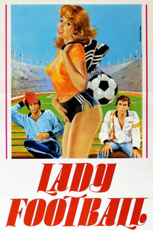 Lady Football Poster