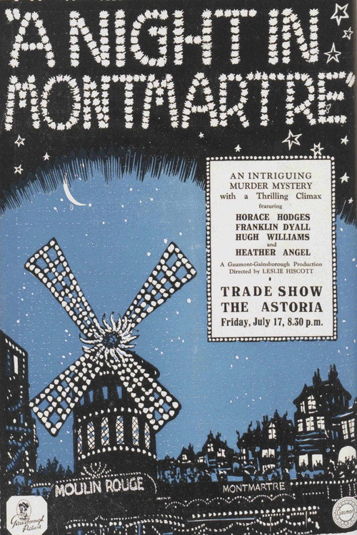 A Night in Montmartre Poster
