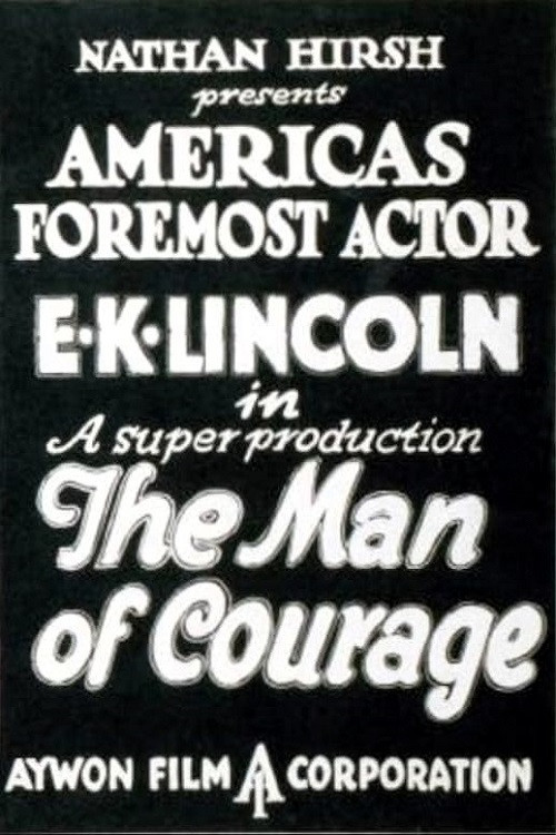The Man of Courage Poster