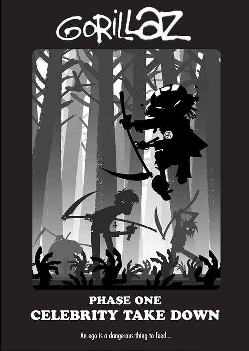 Gorillaz | Phase One: Celebrity Take Down Poster