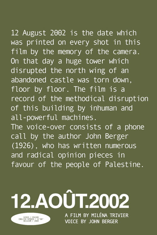 12.Août.2002 Poster