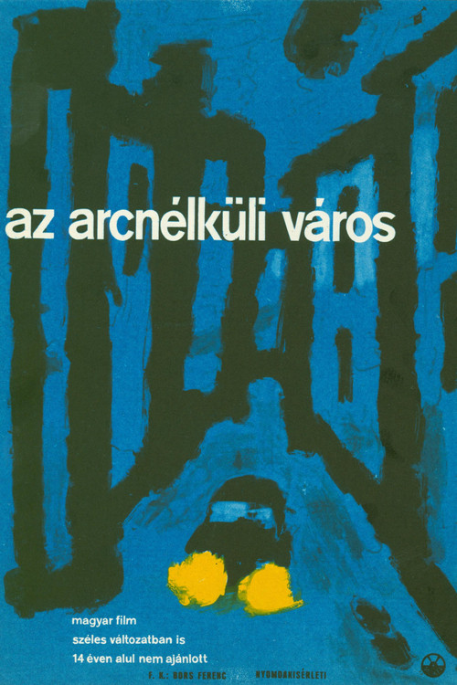 Az arc nélküli város Poster