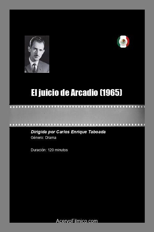 El juicio de Arcadio Poster