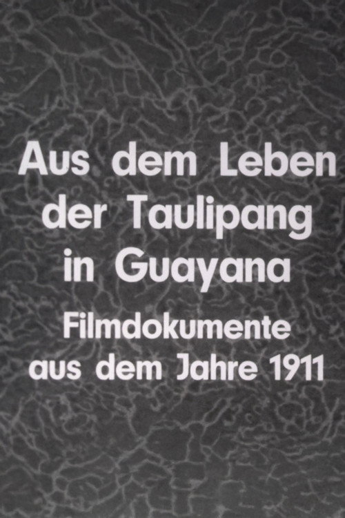 Aus dem Leben der Taulipang in Guayana Poster