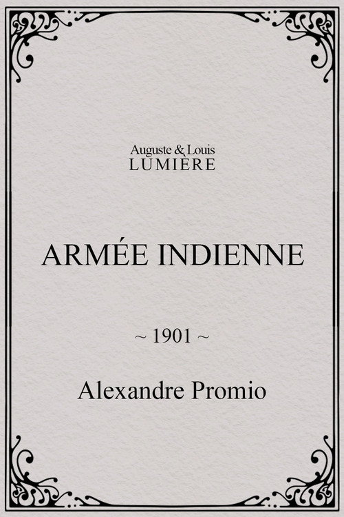 Armée indienne Poster
