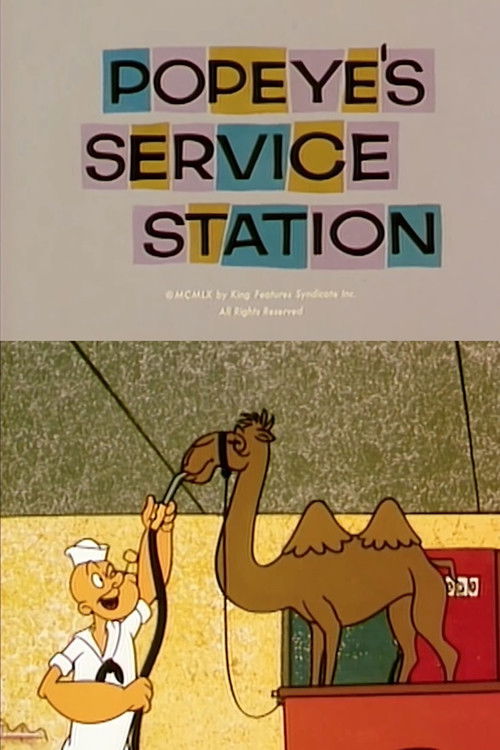 Popeye's Service Station Poster