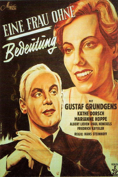 Eine Frau ohne Bedeutung Poster