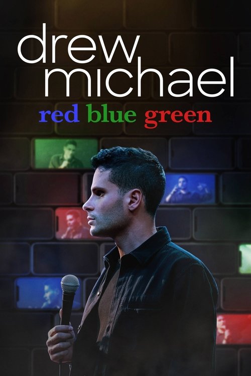 drew michael: red blue green Poster