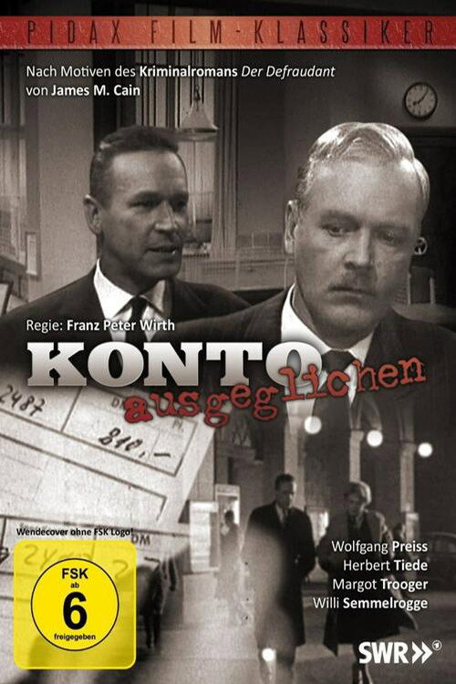 Konto ausgeglichen Poster