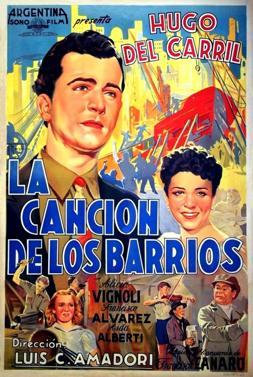 La canción de los barrios Poster