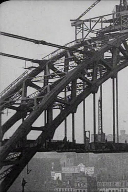 The Building of the New Tyne Bridge Poster