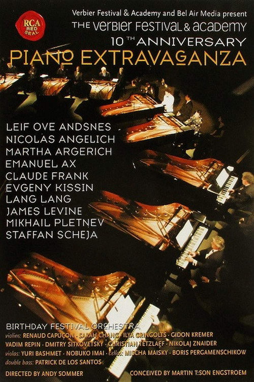The Verbier Festival & Academy 10th Anniversary: Piano Extravaganza Poster