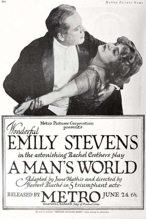 A Man's World Poster