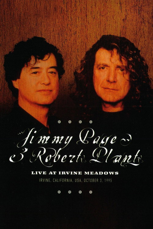 Jimmy Page and Robert Plant: Live at Irvine Meadows Poster