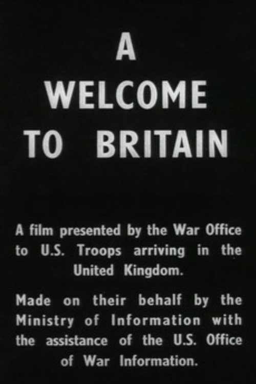 A Welcome to Britain Poster