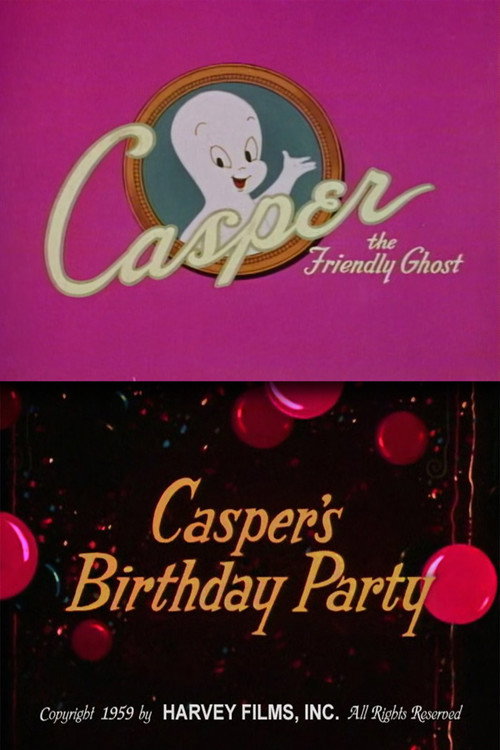 Casper's Birthday Party Poster