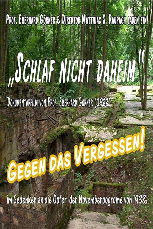 Schlaf nicht Daheim Poster
