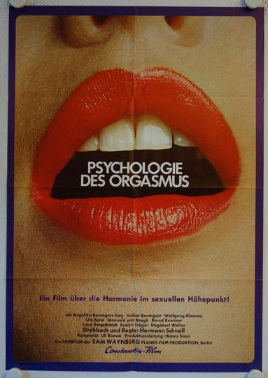 Psychology of the Orgasm Poster