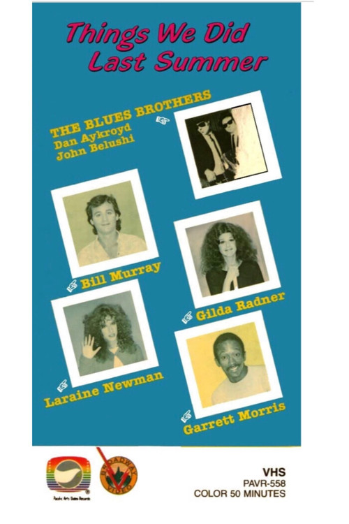 The Things We Did Last Summer Poster