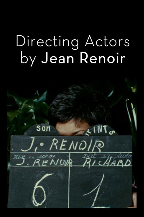 Directing Actors by Jean Renoir Poster