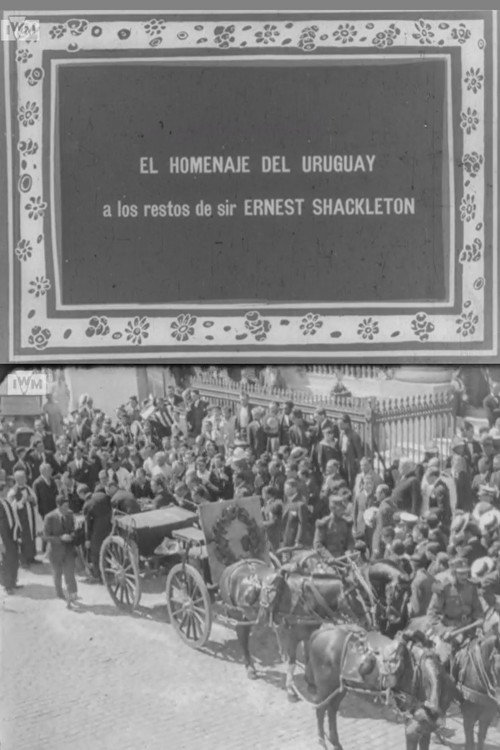 El homenaje del Uruguay a los restos de Sir Ernest Shackleton Poster