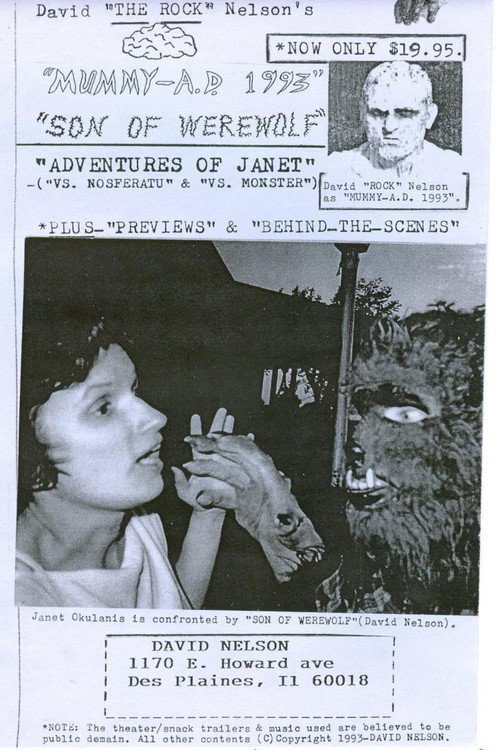 The Adventures of Janet: Janet vs Werewolf Poster