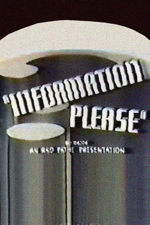 Information Please: Series 1, No. 1 Poster
