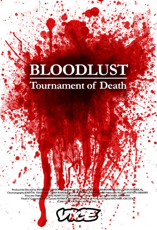 Bloodlust: Tournament of Death Poster