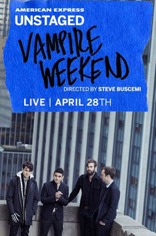 AMEX Unstaged Presents: Vampire Weekend Poster