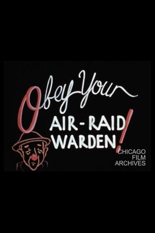Obey Your Air Raid Warden Poster