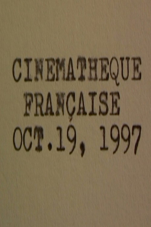 Cinémathèque Française Poster
