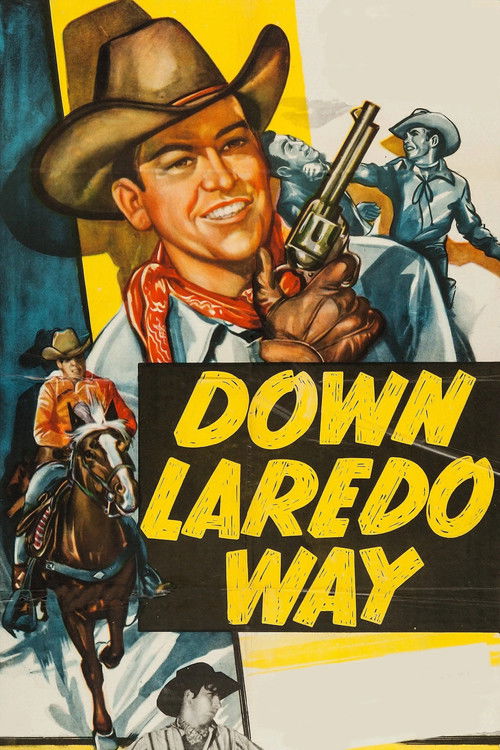 Down Laredo Way Poster