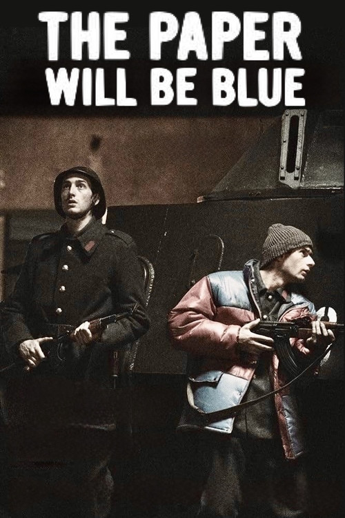 The Paper Will Be Blue Poster