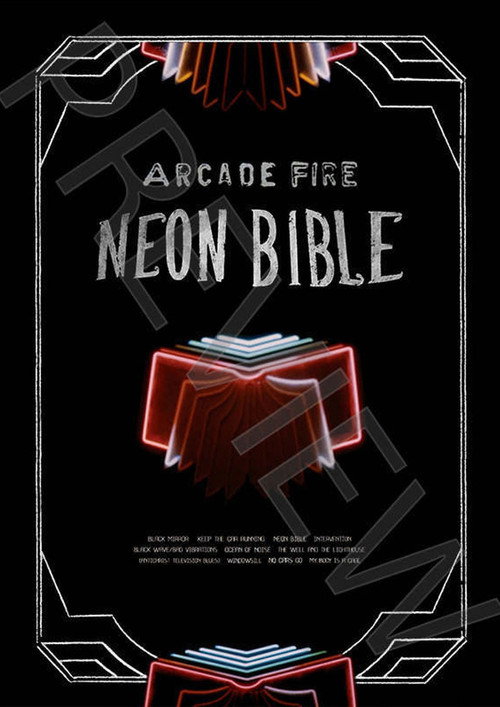 The Arcade Fire: Olympia Paris Poster