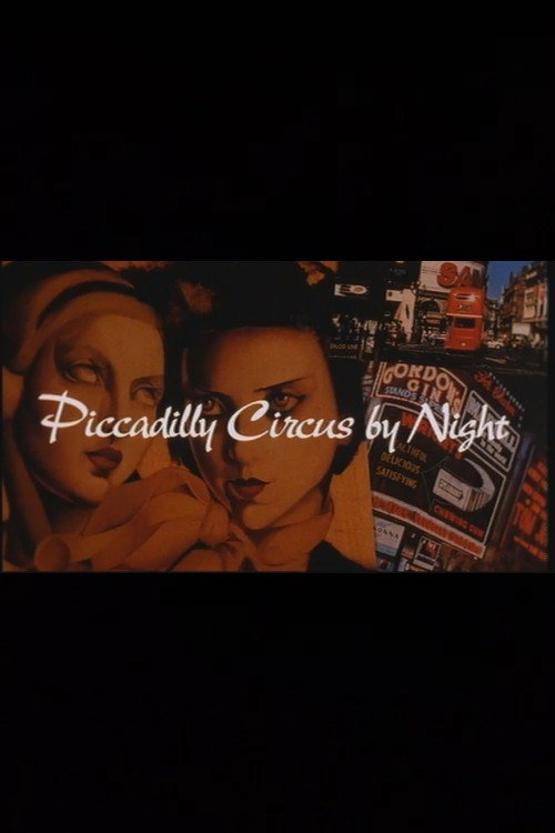 Piccadilly Circus by Night Poster