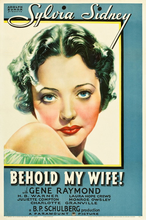 Behold My Wife! Poster