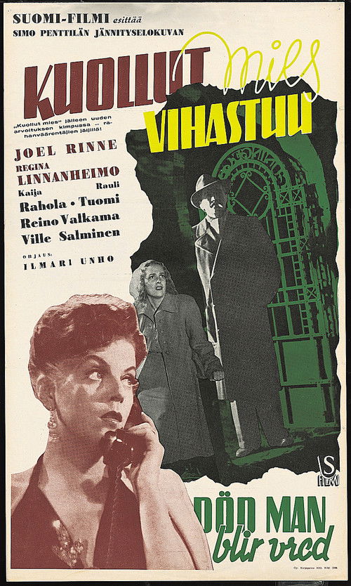 Kuollut mies vihastuu Poster