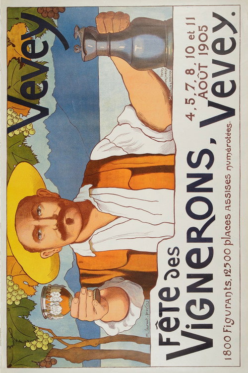 The Vintner's Festival - Vevey 1905 Poster