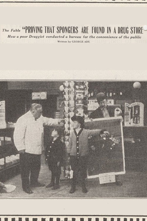 The Fable 'Proving That Spongers are Found in a Drug Store' Poster