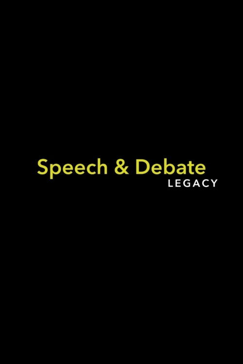 Speech & Debate: Legacy Poster