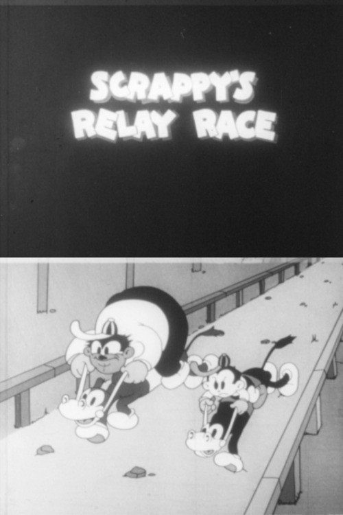 Scrappy's Relay Race Poster