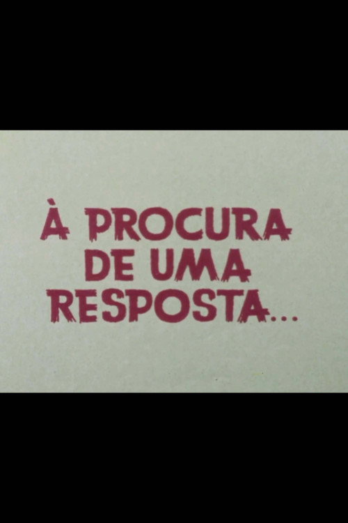 À Procura De Uma Resposta Poster