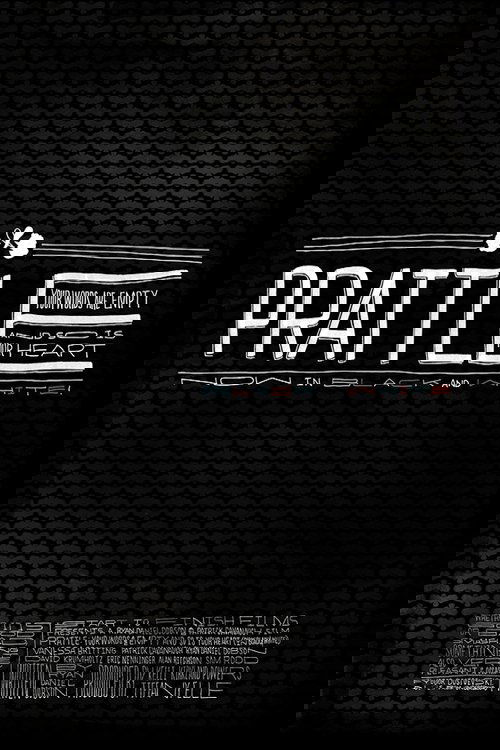 Prattle: Your Words Are Empty and So Is Your Heart (now in black and white!) Poster