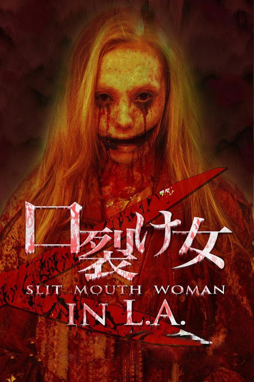 Slit Mouth Woman in L.A. Poster