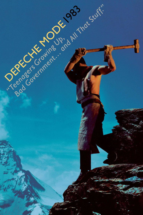 Depeche Mode: 1983 “Teenagers Growing Up, Bad Government… and All That Stuff.” Poster