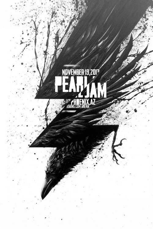 Pearl Jam: Glendale 2013 Poster
