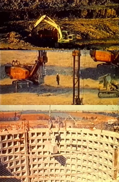 The Construction of Empingham Reservoir Poster