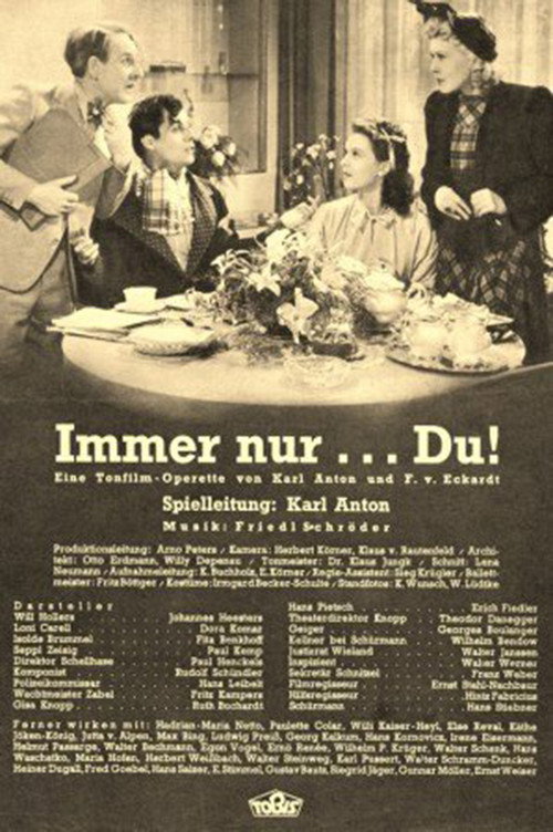 Immer nur Du Poster